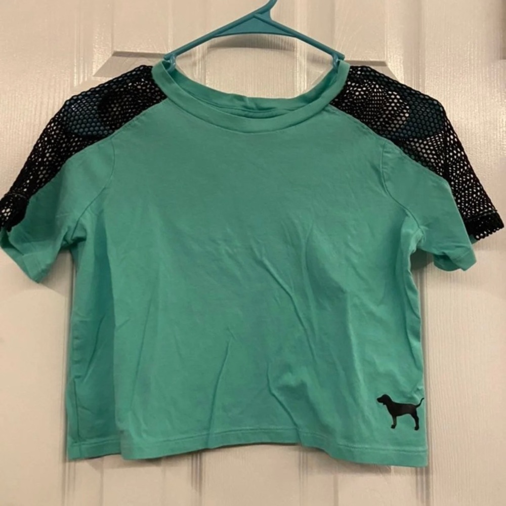 PINK Cropped Tee